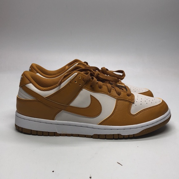 Women’s Nike Dunk Low Gold/White DN1431-001 NWOB - Picture 2 of 5